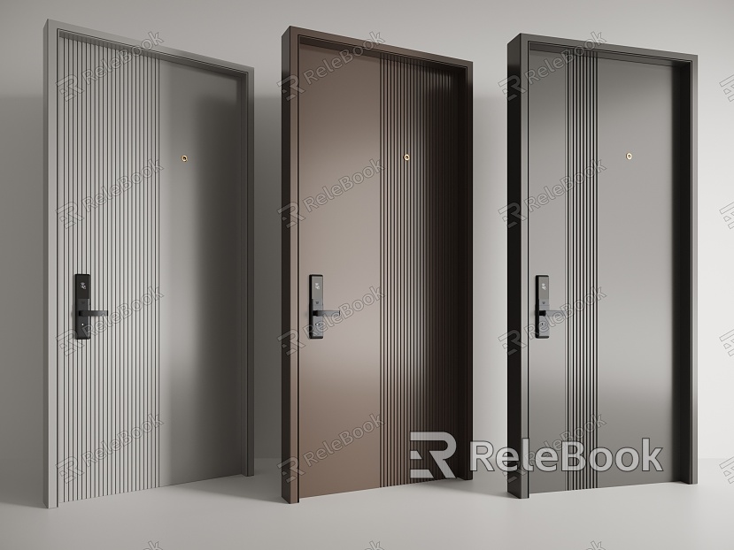 Entry door security door model