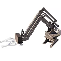 Mechanical arm 3 degrees of freedom 3d model