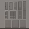 Various Hinged Doors With Glass Inserts Panel Styles And Classic Frame Designs