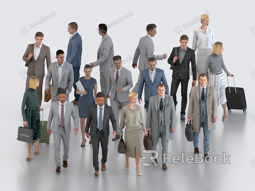 Many men suit men business people workplace women workplace men sitting people model