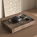 New Chinese Zen Tea Set Tea Cup Tea Pot Tea 3d model