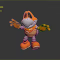 Turtle Cartoon Turtle Snapping Turtle Chickbill Turtle Reptile Cold Blooded Animal Reptile Class 3d model