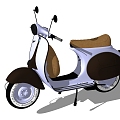 Electric motorcycle 3d model