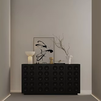 Modern Entrance Cabinet 3d model