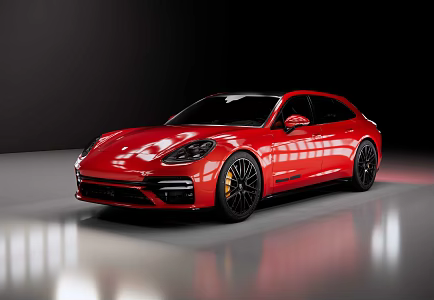 Hyundai sports car Porsche Paramela 3d model
