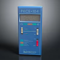 Blue PKCB 104 Electronic Device By GENECO With Digital Display And Control Buttons