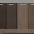 Different Material Wall Panels Including Eco Solid Wood And Natural Veneer Options 3d model