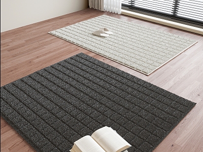 Modern Square Carpet 3d model