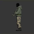 Warrior Samurai Soldier Guard Assassin Killer Ancient Soldier Ancient Assassin Killer 3d model
