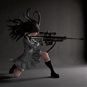 Modern Game Role Game Virtual Character 3d model