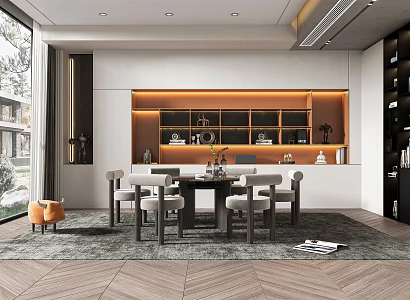 Modern Restaurant 3d model