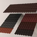 Different Colored Roofing Tiles As Essential Building Components For Construction Projects