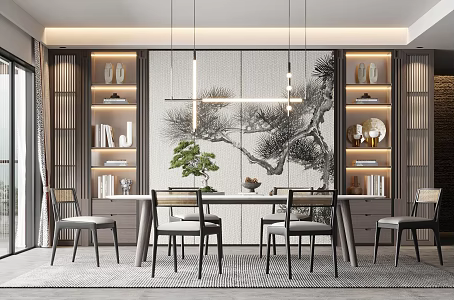 New Chinese Restaurant 3d model