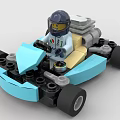LEGO toy blocks kart racing 3d model