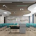 Classroom Music Classroom Training Room Classroom 3d model