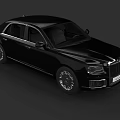 Elegant Black Luxury Sedan With Sleek Body Chrome Accents And Premium Wheels