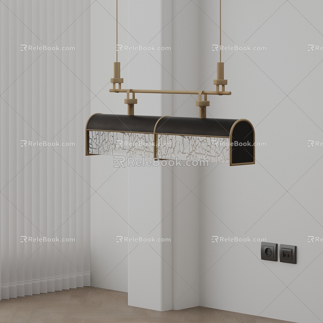 Modern chandelier 3d model