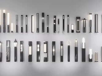 Modern commercial street landscape lamp column garden lamp column lawn lamp landscape lamp square lamp villa garden lamp column outdoor lamp column 3d model