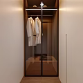 Clean Modern Grey Tiled Bathroom With Smart Toilet Bathtub And Floating Vanity Warm Lighting