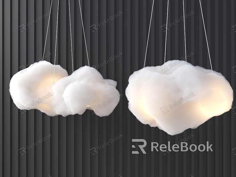 Clouds Light Smoke Fog Lamp Simple Chandelier Clouds Sales Office Chandelier Clouds Artwork Cyber Celebrant White Clouds Hit Clouds Artwork model