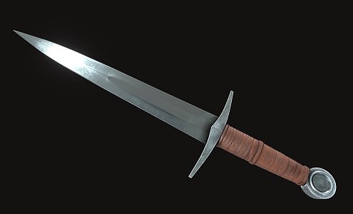 Medieval Dagger 3d model