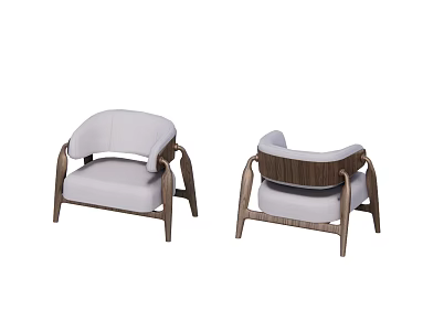 Single Sofa Chair Leisure Chair Armchair 3d model