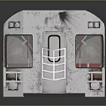 Highly Detailed 3D Render Of Weathered Train With Reflective Background