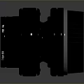Camera Lens Zoom Lens Optical Lens High-end Lens Advanced Lens SLR Lens Tele 3d model