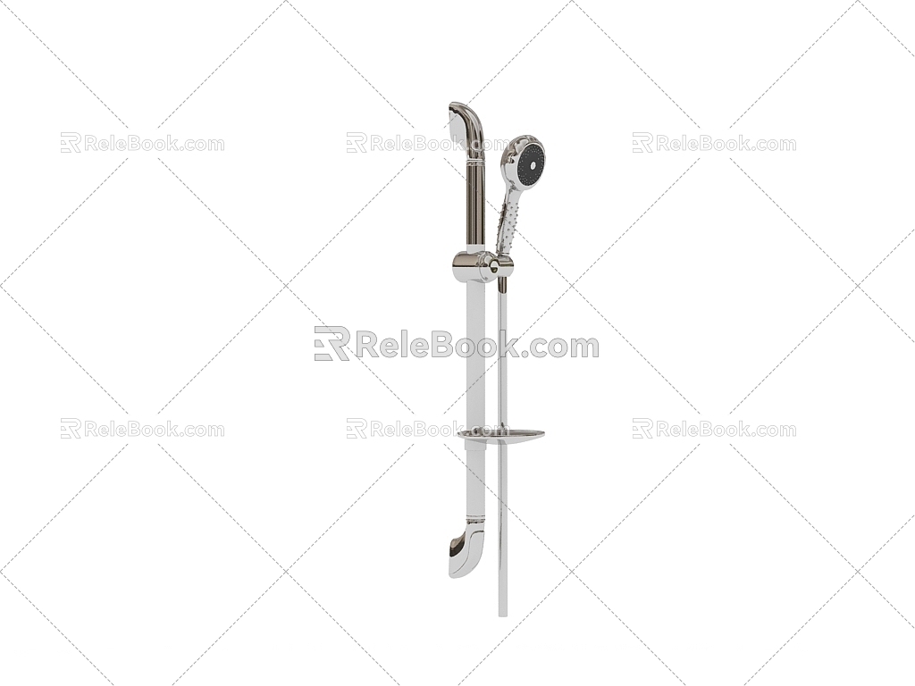 Modern big shower 3d model