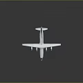 Large Modern Passenger Plane With White Body Blue Red Accents Four Engines And Wide Wings