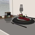 Tableware ornaments 3d model