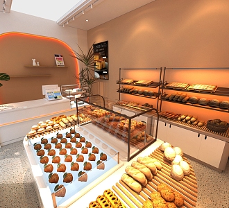 Dessert Shop Cake Shop Baking Shop Dessert Private Shop Bakery 3d model