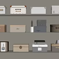 Modern storage box storage box 3d model