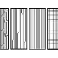 Modern Room Dividers With Various Geometric Patterns And Striped Grid Designs
