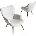 Modern Single Sofa 3d model