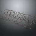 Steel Wire Mesh Anti-penetration Mesh Protective Mesh Wire Fence Wire Fence Anti-turnover Mesh Wire Mesh Wire 3d model