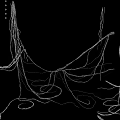 Wiry Twisted Vines Showcasing Natural Curved Lines And Spiral Growth Patterns