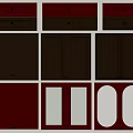 Various Styles Of Cabinet Doors In Dark Brown Black With Glass And Textured Panels