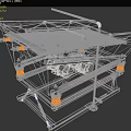 Vibrating screen 3d model