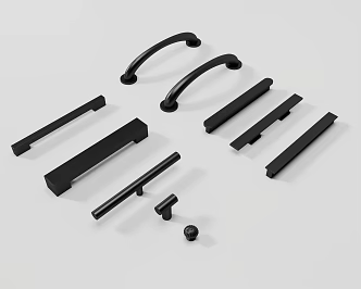 Handle hand door handle drawer handle 3d model
