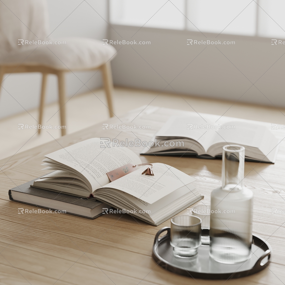 Modern Book Book Ornaments 3d model