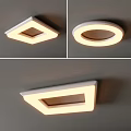 Ceiling lamp round ceiling lamp bedroom lamp artistic modeling lamp fashion lamp combination 3d model