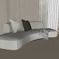 Modern Multiplayer Sofa 3d model