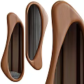 Unique Irregular Shaped Mirrors With Wooden Frames