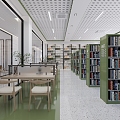 Library 3d model