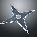 Hidden weapons darts ninja darts ninja weapons ancient weapons cold weapons medieval items 3d model