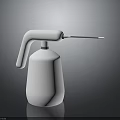White Household Spray Bottle With Long Nozzle As Essential Daily Cleaning Tool