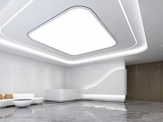 Modern Hall 3d model