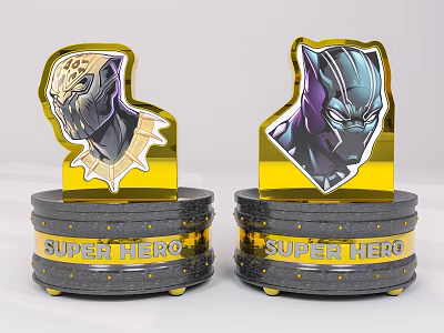 Modern ornaments home decoration beautiful Chen ornaments 3d model