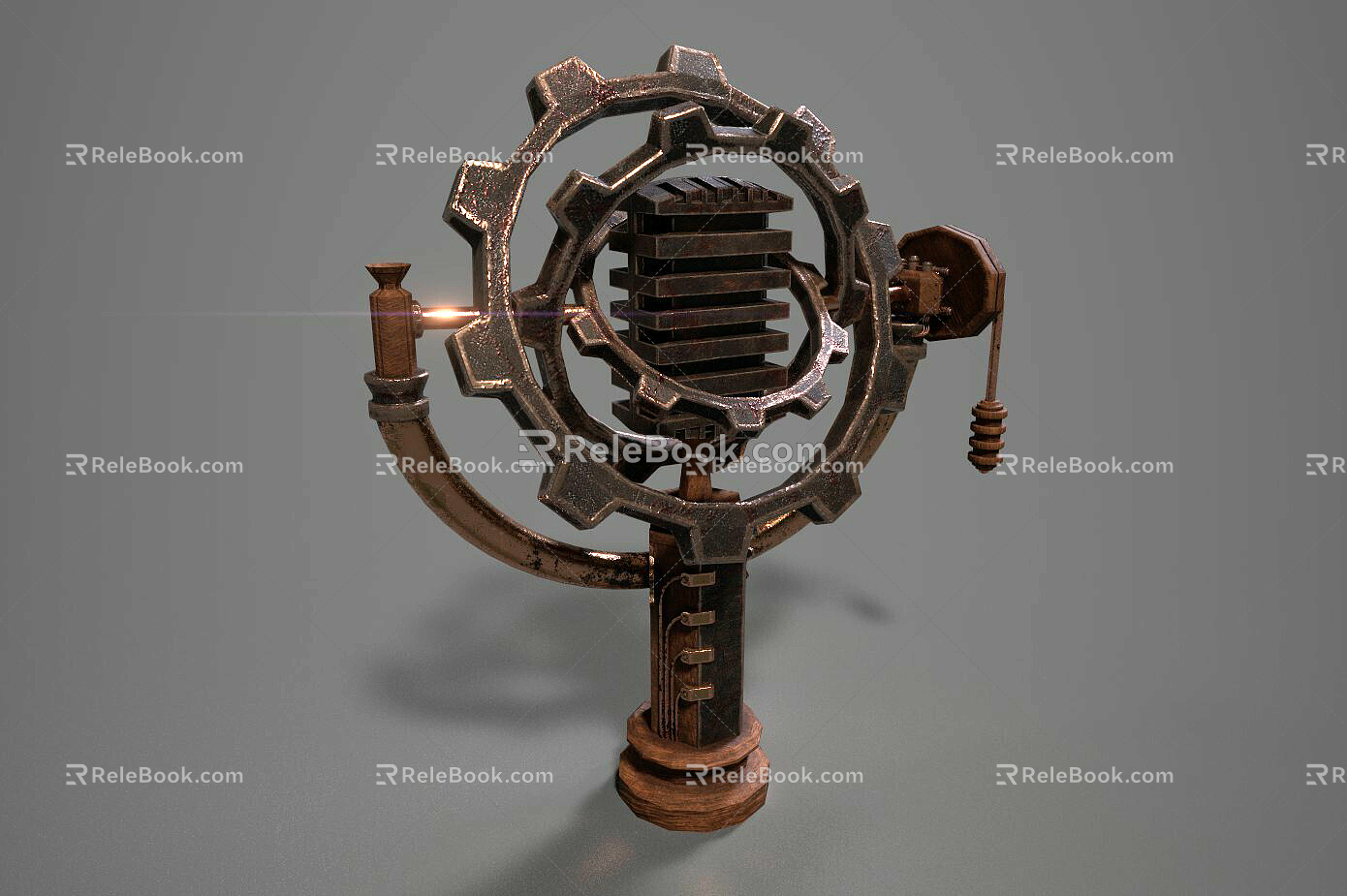 Industrial LOFT Microphone Mike 3d model